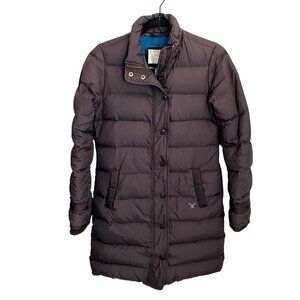 American Eagle Outfitters Down Parka Long Puffer Jacket Women's S Y2K Cozy Warm‎